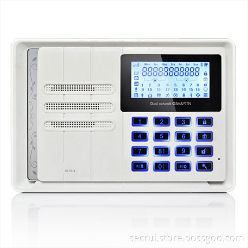 Cell Phone Anti Lost Alarm GSM&PSTN with Contact ID Home Security System/House Alarm System (KR-7016G)